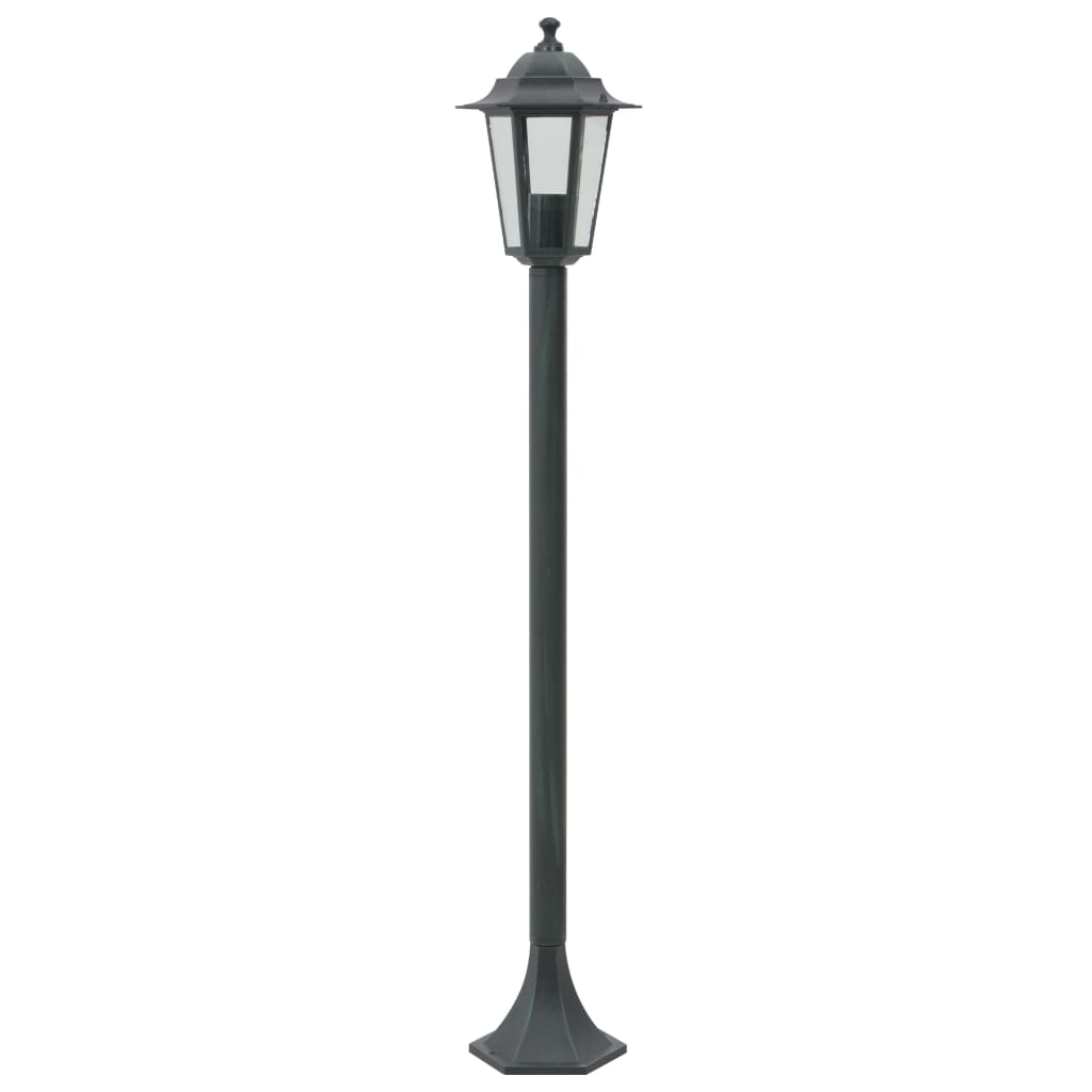 vidaXL Stâlp iluminare grădină 6 buc. E27 110 cm aluminiu verde închis vidaXL Stâlp iluminare grădină 6 buc. E27 110 cm aluminiu verde închis