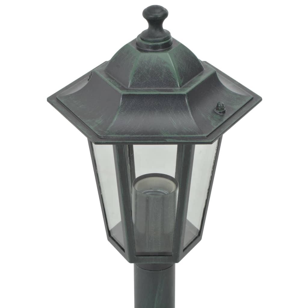 vidaXL Stâlp iluminare grădină 6 buc. E27 110 cm aluminiu verde închis vidaXL Stâlp iluminare grădină 6 buc. E27 110 cm aluminiu verde închis