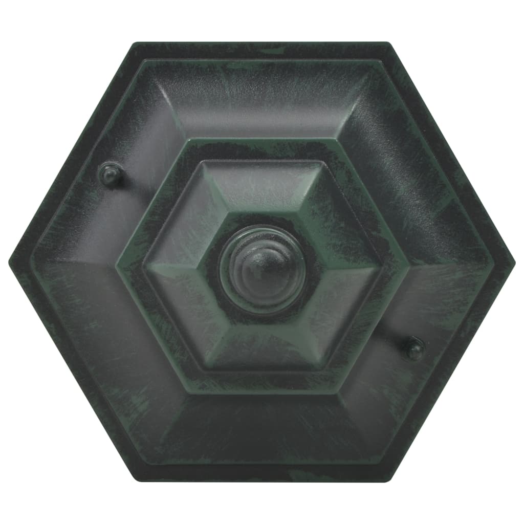 vidaXL Stâlp iluminare grădină 6 buc. E27 110 cm aluminiu verde închis vidaXL Stâlp iluminare grădină 6 buc. E27 110 cm aluminiu verde închis