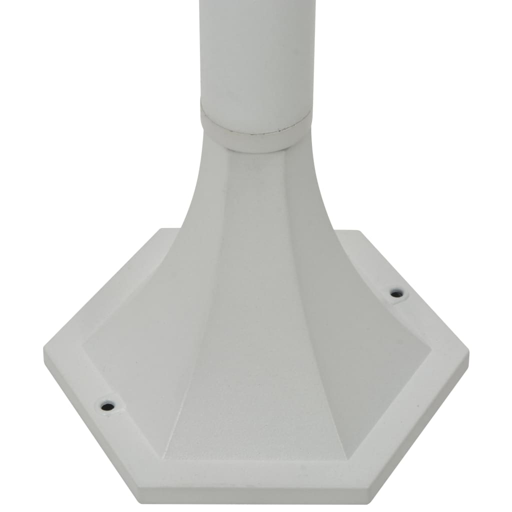 vidaXL Stâlp iluminare grădină, 6 buc., alb, 110 cm, aluminiu, E27 vidaXL Stâlp iluminare grădină, 6 buc., alb, 110 cm, aluminiu, E27