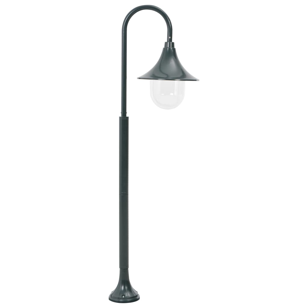 vidaXL Stâlp iluminat grădină, verde închis, 120 cm, aluminiu, E27 vidaXL Stâlp iluminat grădină, verde închis, 120 cm, aluminiu, E27