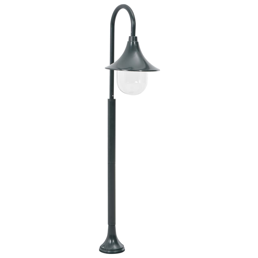 vidaXL Stâlp iluminat grădină, verde închis, 120 cm, aluminiu, E27 vidaXL Stâlp iluminat grădină, verde închis, 120 cm, aluminiu, E27