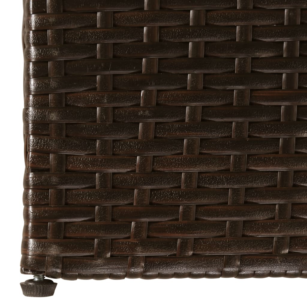 vidaXL Ladă de depozitare de grădină, maro, 150x100x100 cm, poliratan vidaXL Ladă de depozitare de grădină, maro, 150x100x100 cm, poliratan