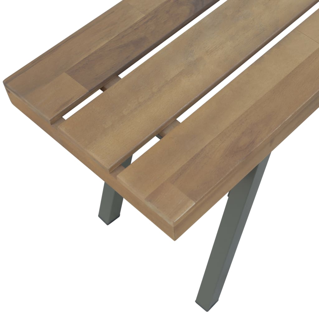 vidaXL Bancă de grădină, 120 cm, lemn masiv de acacia