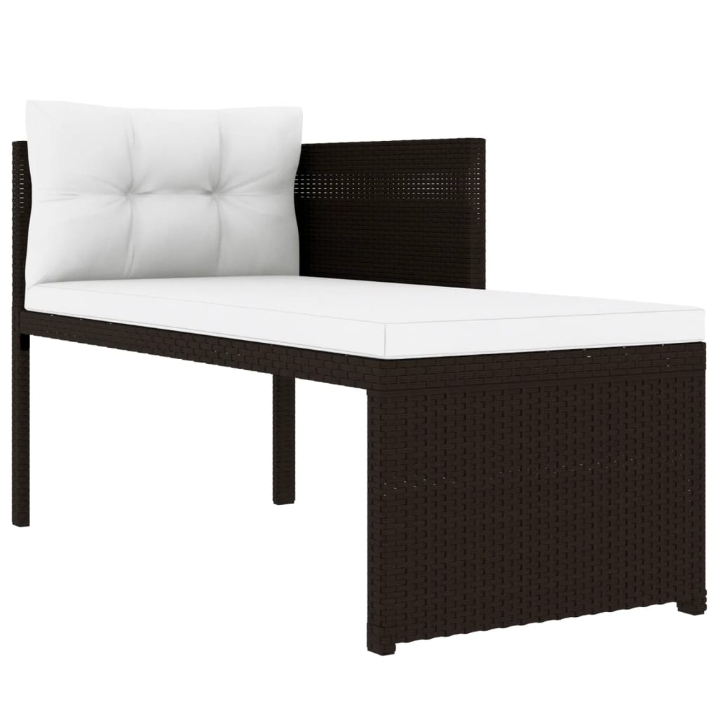 vidaXL Set mobilier de grădină, 4 piese, maro, poliratan vidaXL Set mobilier de grădină, 4 piese, maro, poliratan
