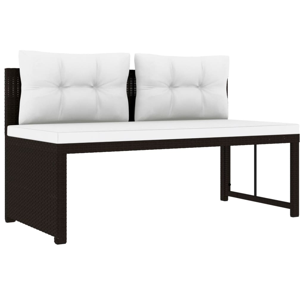 vidaXL Set mobilier de grădină, 4 piese, maro, poliratan vidaXL Set mobilier de grădină, 4 piese, maro, poliratan