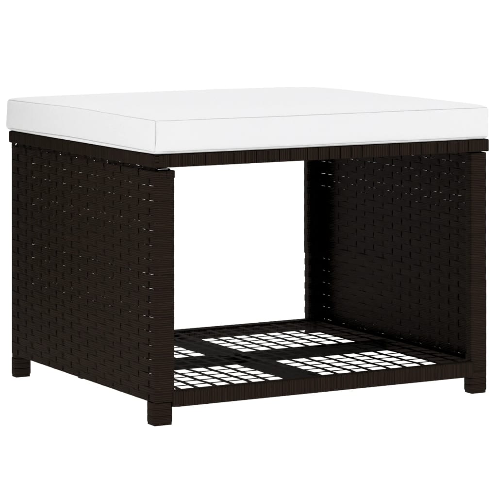 vidaXL Set mobilier de grădină, 4 piese, maro, poliratan vidaXL Set mobilier de grădină, 4 piese, maro, poliratan