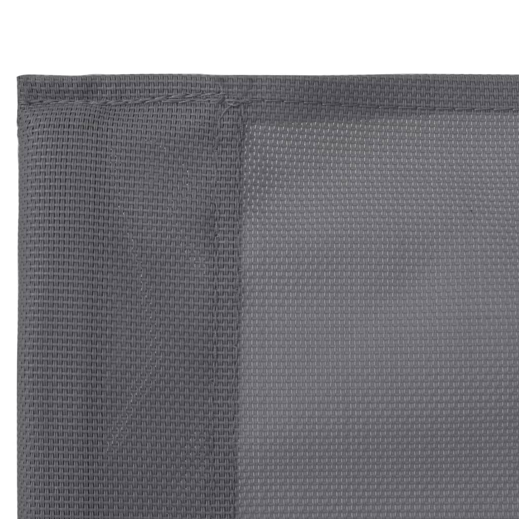 vidaXL Set mobilier de grădină, 4 piese, gri, oțel și textil vidaXL Set mobilier de grădină, 4 piese, gri, oțel și textil