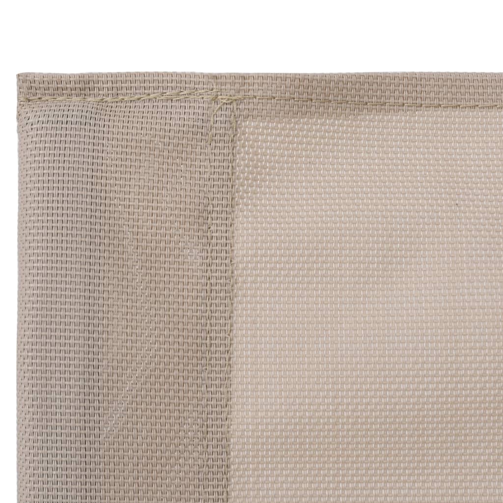 vidaXL Set mobilier de grădină, 4 piese, crem, oțel și textil