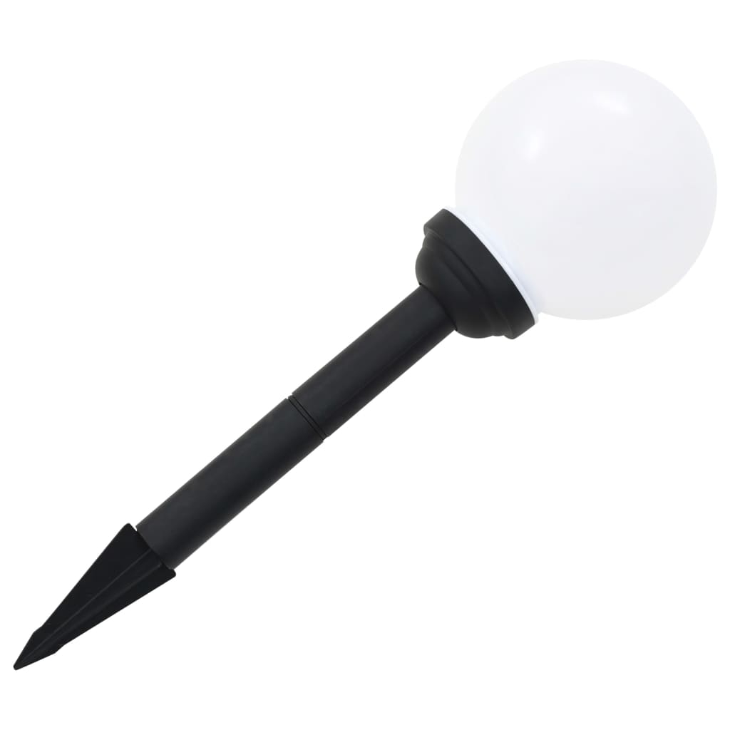vidaXL Lămpi solare de exterior cu LED, 4 buc., 15 cm, RGB, sferic vidaXL Lămpi solare de exterior cu LED, 4 buc., 15 cm, RGB, sferic