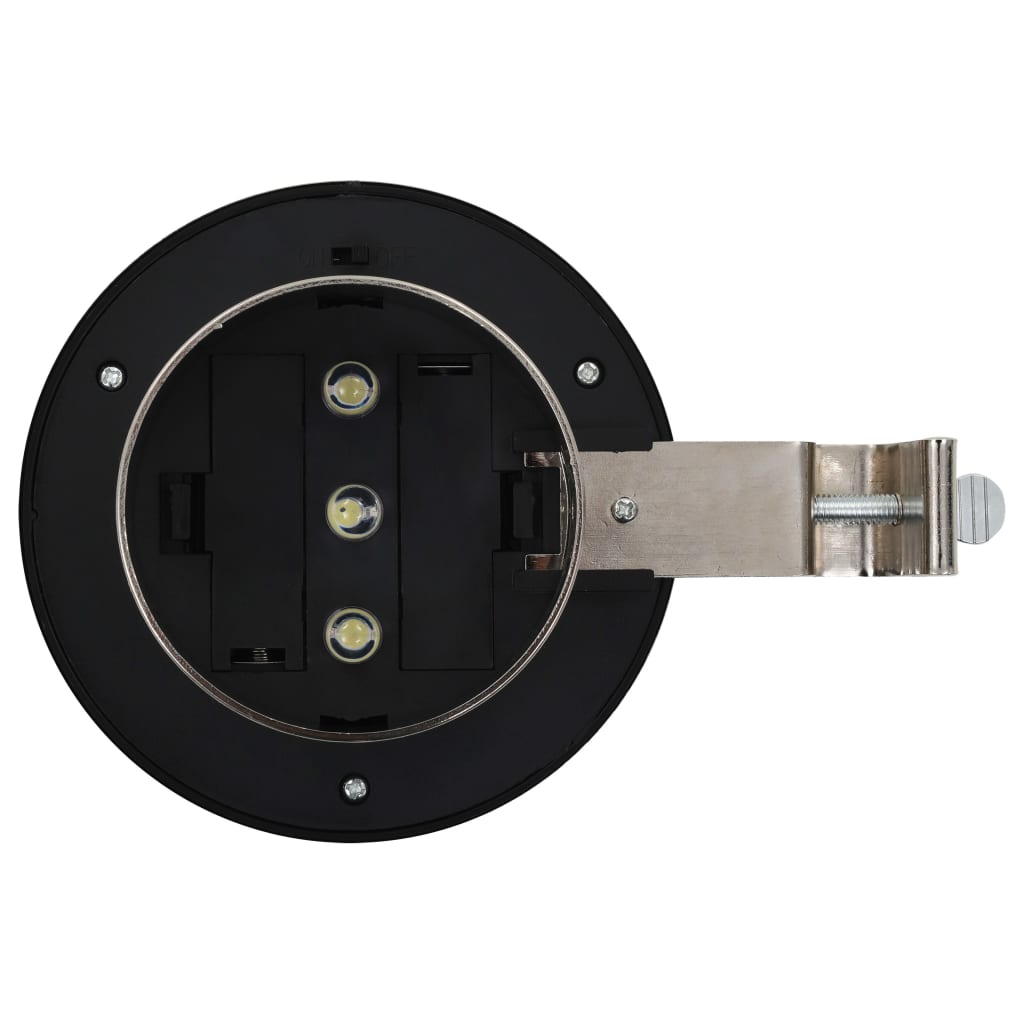 vidaXL Lămpi solare de exterior cu LED, 6 buc., alb, 12 cm, rotund vidaXL Lămpi solare de exterior cu LED, 6 buc., alb, 12 cm, rotund