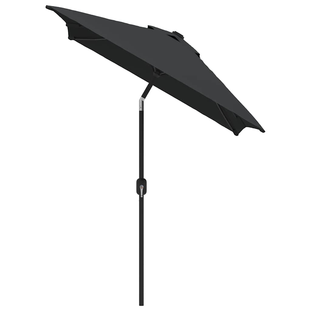 vidaXL Umbrelă de soare exterior, stâlp metal, antracit, 300x200 cm vidaXL Umbrelă de soare exterior, stâlp metal, antracit, 300x200 cm