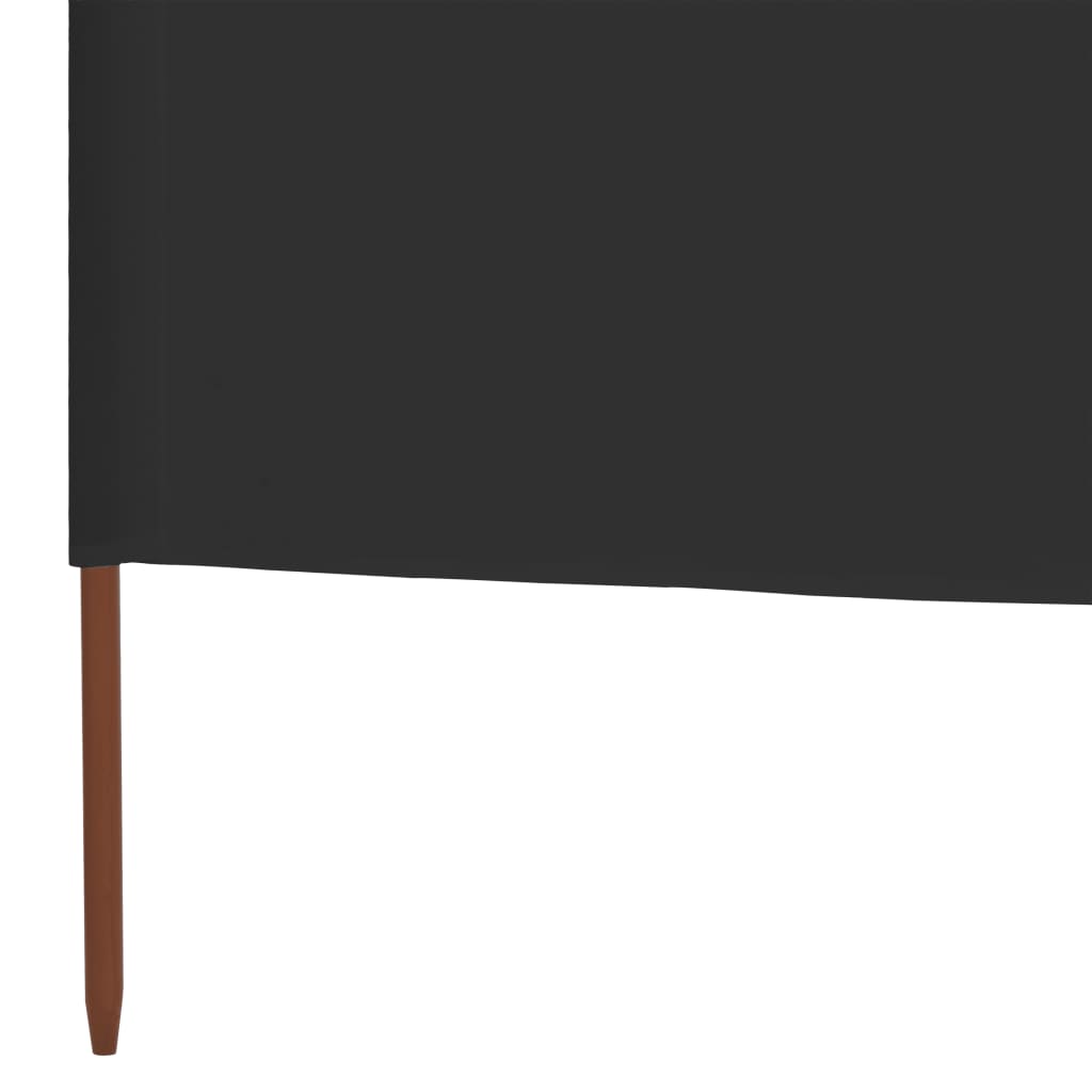 vidaXL Paravan anti-vânt din 3 panouri, antracit, 400x120 cm, textil vidaXL Paravan anti-vânt din 3 panouri, antracit, 400x120 cm, textil