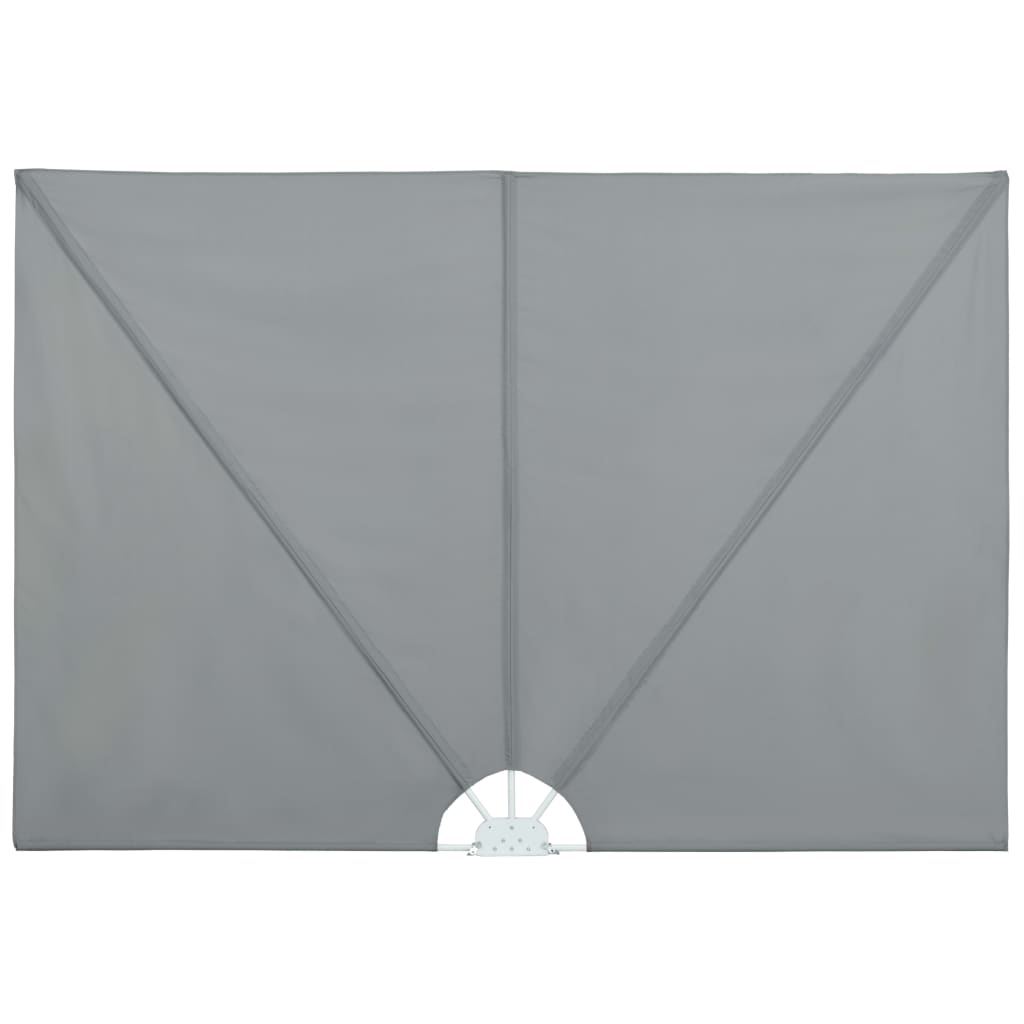 vidaXL Copertină laterală pliabilă de terasă, gri, 240x160 cm vidaXL Copertină laterală pliabilă de terasă, gri, 240x160 cm
