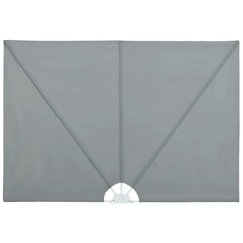 vidaXL Copertină laterală pliabilă de terasă, gri, 300x150 cm vidaXL Copertină laterală pliabilă de terasă, gri, 300x150 cm