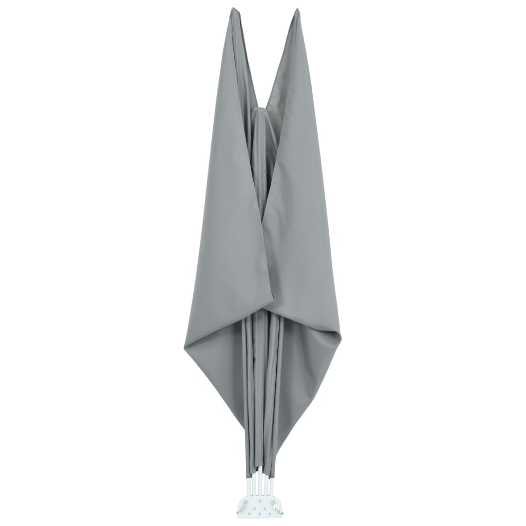 vidaXL Copertină laterală pliabilă de terasă, gri, 300x150 cm vidaXL Copertină laterală pliabilă de terasă, gri, 300x150 cm