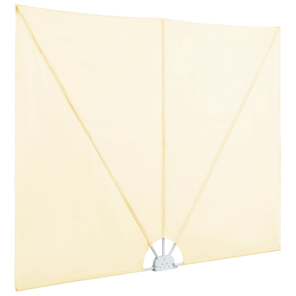 vidaXL Copertină laterală pliabilă de terasă, crem, 300x150 cm vidaXL Copertină laterală pliabilă de terasă, crem, 300x150 cm