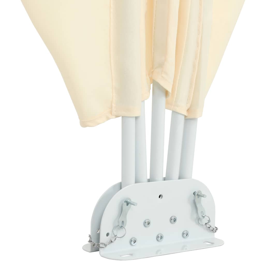 vidaXL Copertină laterală pliabilă de terasă, crem, 300x150 cm vidaXL Copertină laterală pliabilă de terasă, crem, 300x150 cm