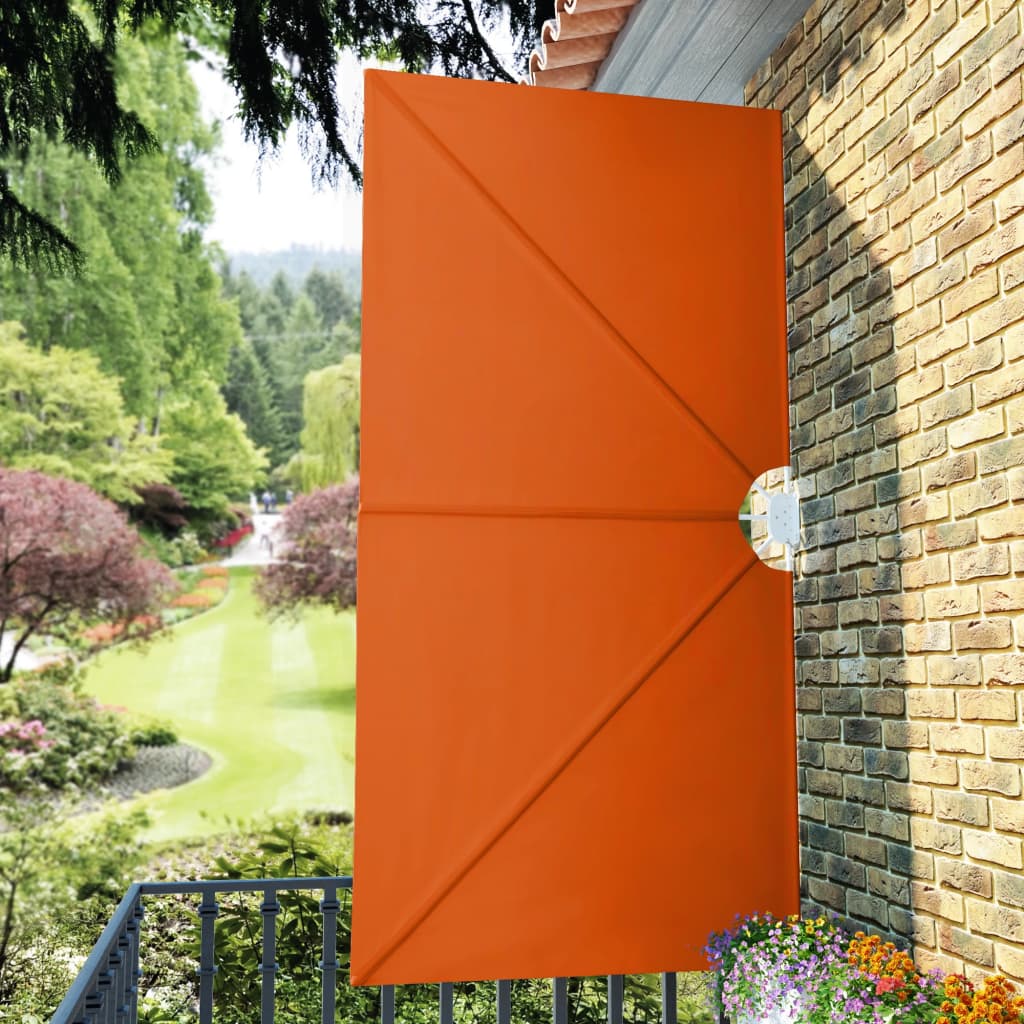 vidaXL Copertină laterală pliabilă de terasă, cărămiziu, 300x150 cm vidaXL Copertină laterală pliabilă de terasă, cărămiziu, 300x150 cm