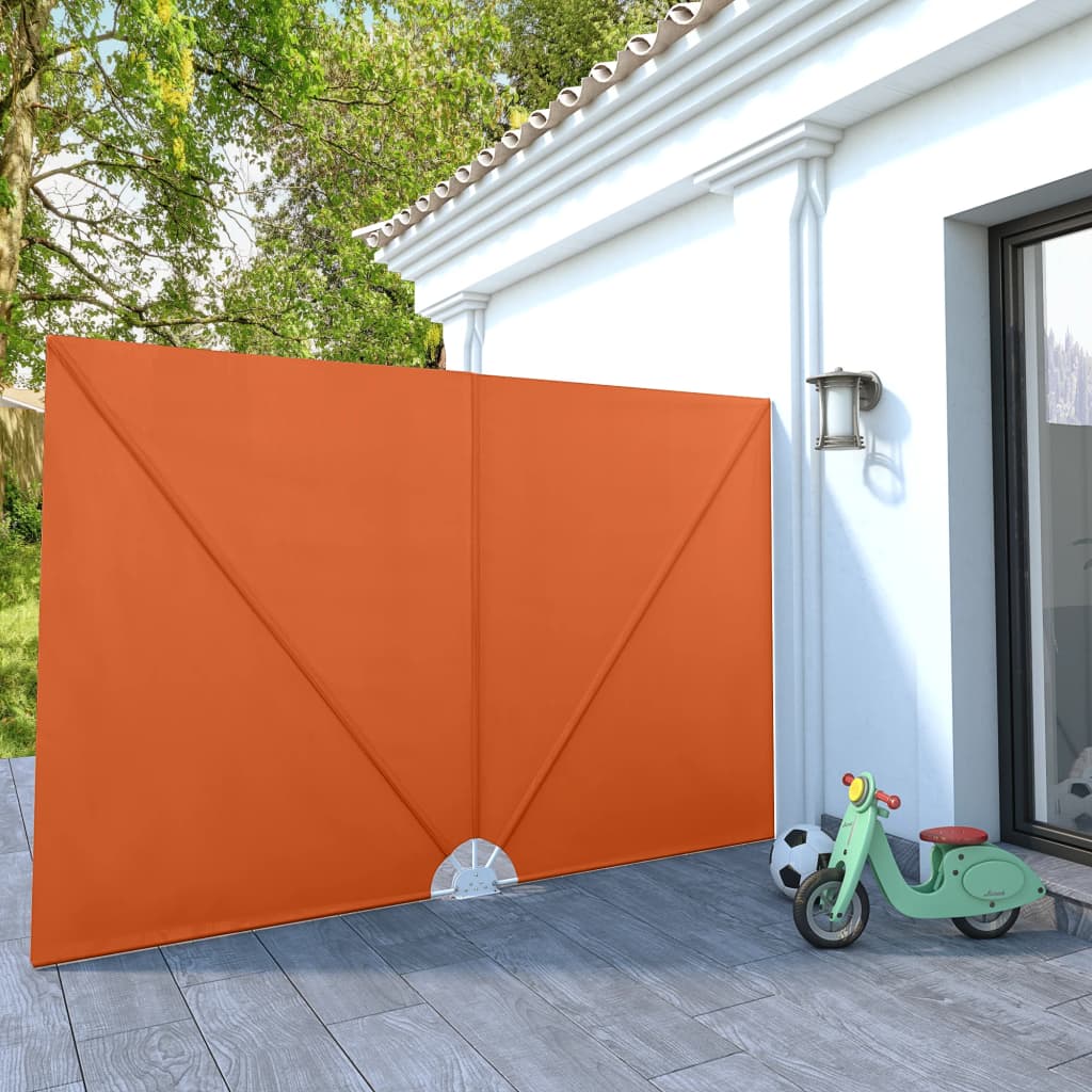 vidaXL Copertină laterală pliabilă de terasă, cărămiziu, 300x200 cm vidaXL Copertină laterală pliabilă de terasă, cărămiziu, 300x200 cm