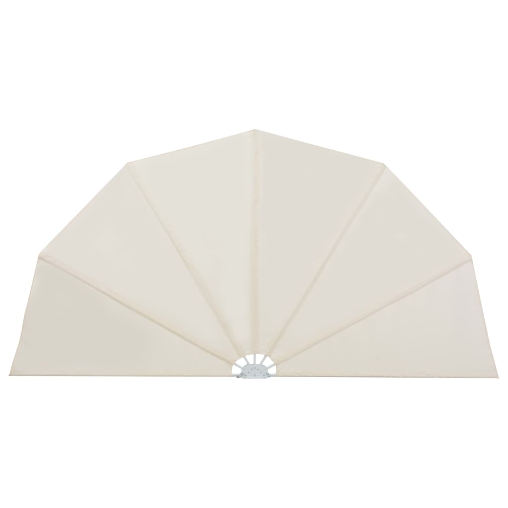 vidaXL Copertină laterală pliabilă de terasă, crem, 160 cm vidaXL Copertină laterală pliabilă de terasă, crem, 160 cm