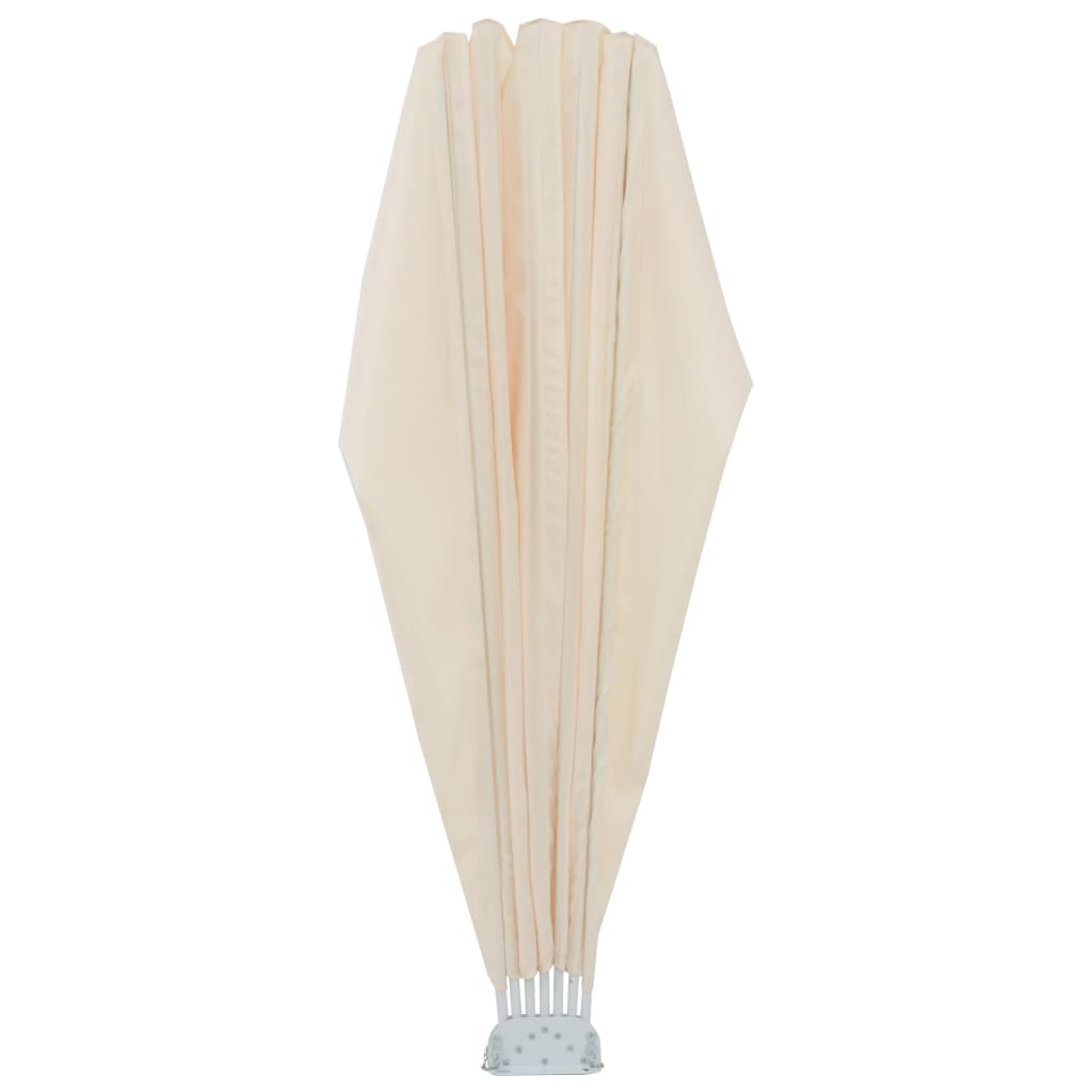 vidaXL Copertină laterală pliabilă de terasă, crem, 160 cm vidaXL Copertină laterală pliabilă de terasă, crem, 160 cm