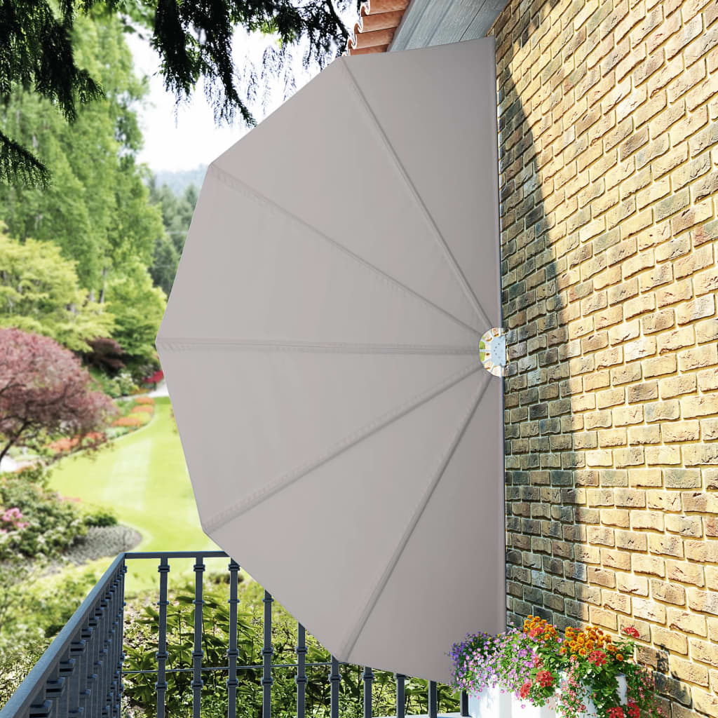 vidaXL Copertină laterală pliabilă de terasă, crem, 200 cm vidaXL Copertină laterală pliabilă de terasă, crem, 200 cm