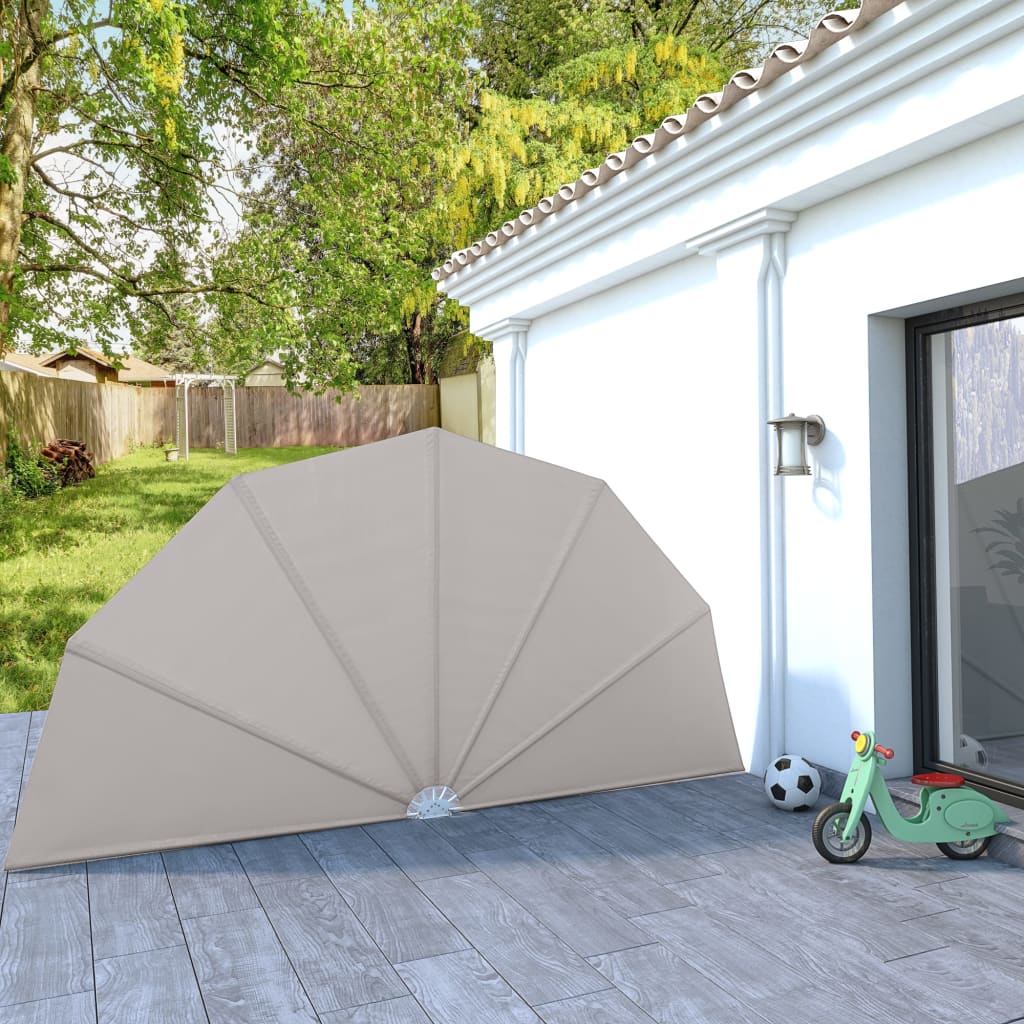 vidaXL Copertină laterală pliabilă de terasă, crem, 200 cm vidaXL Copertină laterală pliabilă de terasă, crem, 200 cm