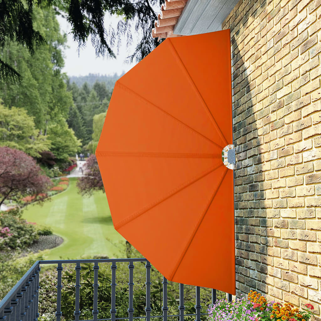vidaXL Copertină laterală pliabilă de terasă, cărămiziu, 160 cm vidaXL Copertină laterală pliabilă de terasă, cărămiziu, 160 cm