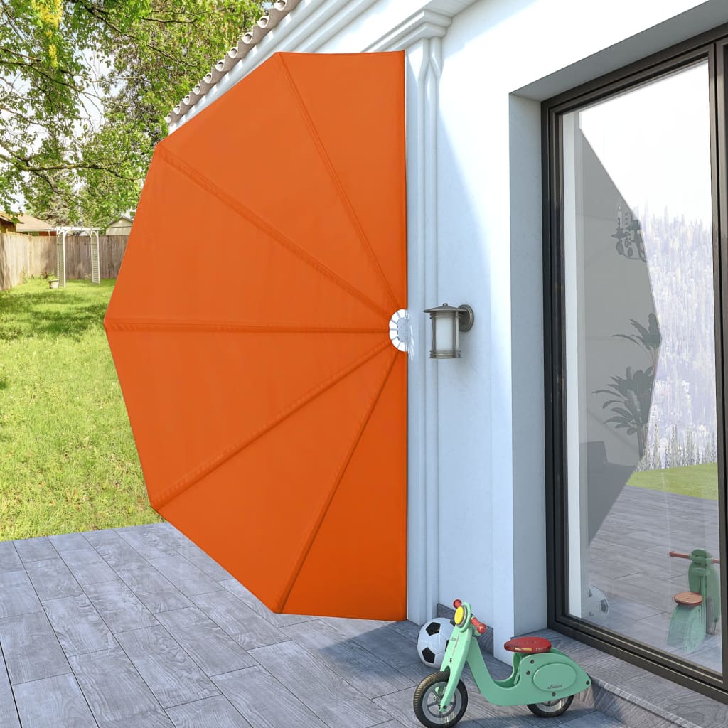 vidaXL Copertină laterală pliabilă de terasă, cărămiziu, 200 cm vidaXL Copertină laterală pliabilă de terasă, cărămiziu, 200 cm