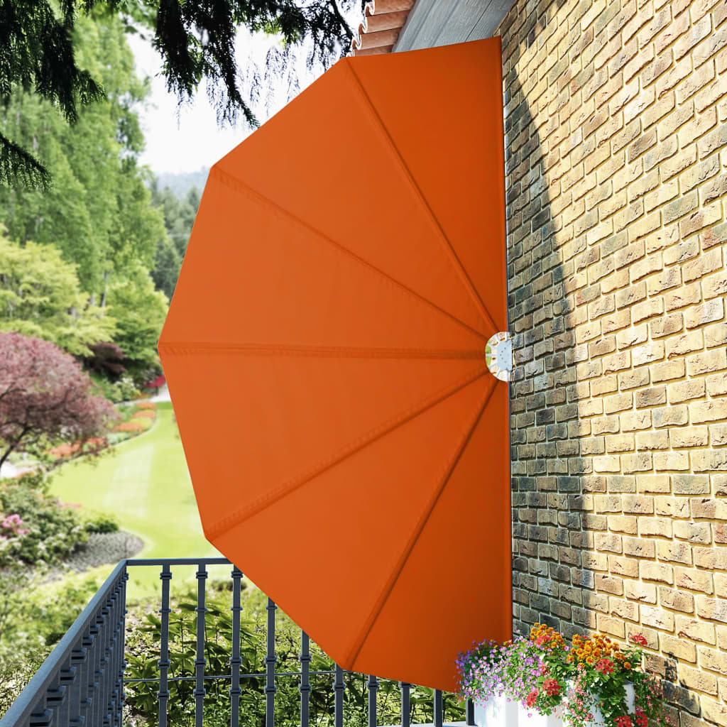 vidaXL Copertină laterală pliabilă de terasă, cărămiziu, 200 cm vidaXL Copertină laterală pliabilă de terasă, cărămiziu, 200 cm