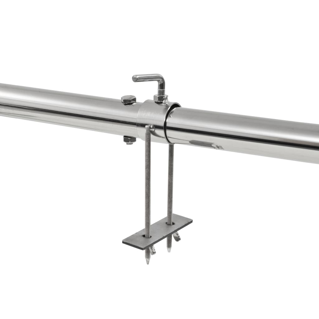vidaXL Grill automat cu motor din oțel inoxidabil, 207x45x81 cm vidaXL Grill automat cu motor din oțel inoxidabil, 207x45x81 cm