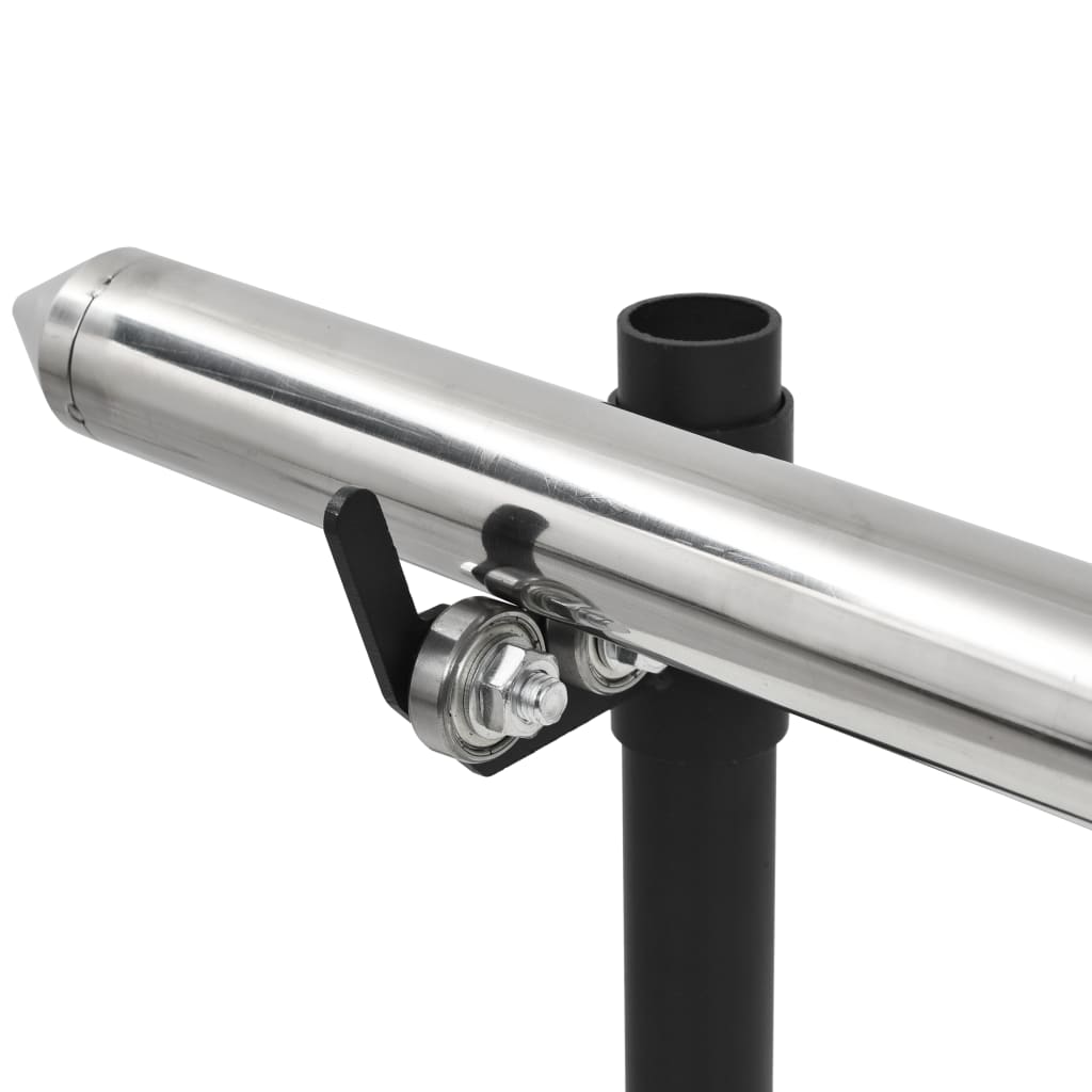 vidaXL Grill automat cu motor din oțel inoxidabil, 207x45x81 cm vidaXL Grill automat cu motor din oțel inoxidabil, 207x45x81 cm