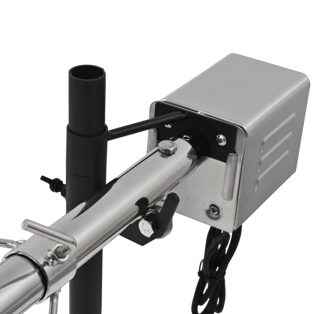 vidaXL Grill automat cu motor din oțel inoxidabil, 207x45x81 cm vidaXL Grill automat cu motor din oțel inoxidabil, 207x45x81 cm