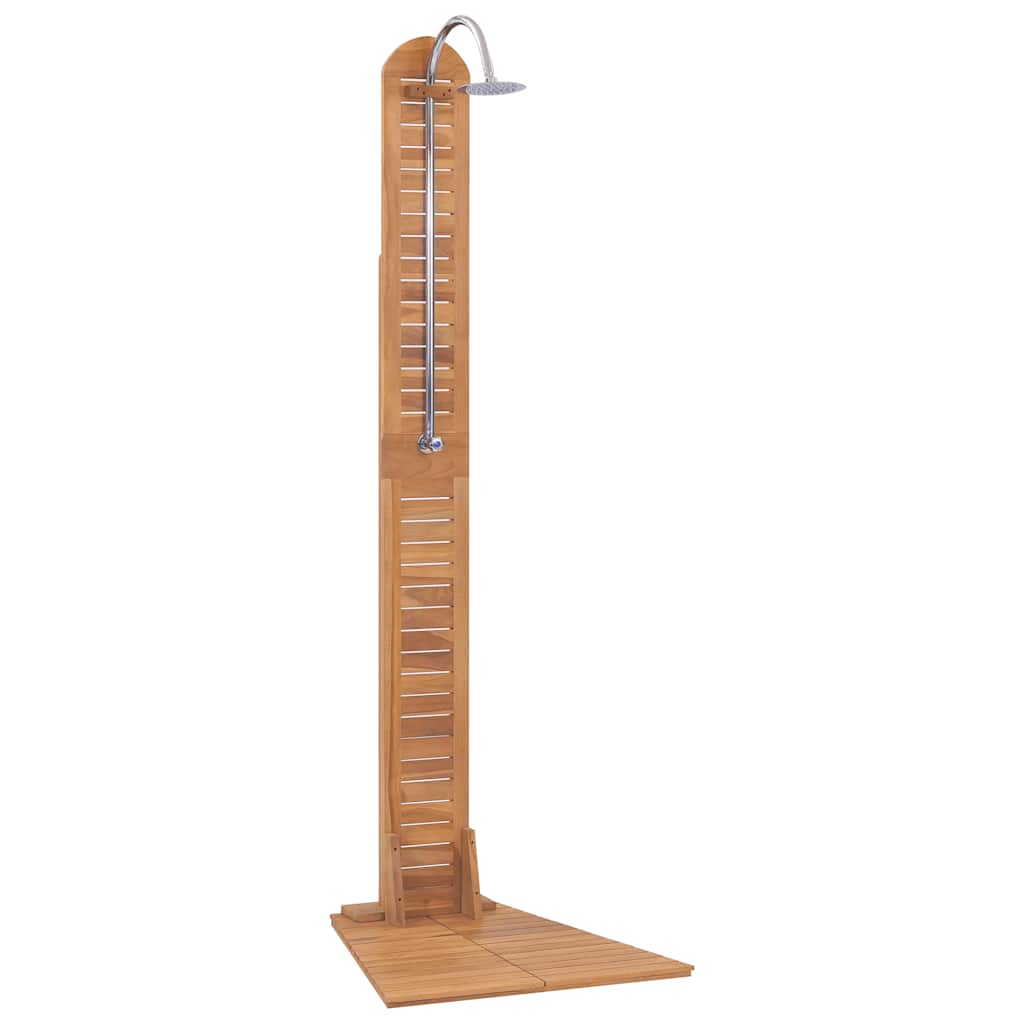 vidaXL Duș de grădină, 70 x 75 x 204 cm, lemn masiv de tec vidaXL Duș de grădină, 70 x 75 x 204 cm, lemn masiv de tec
