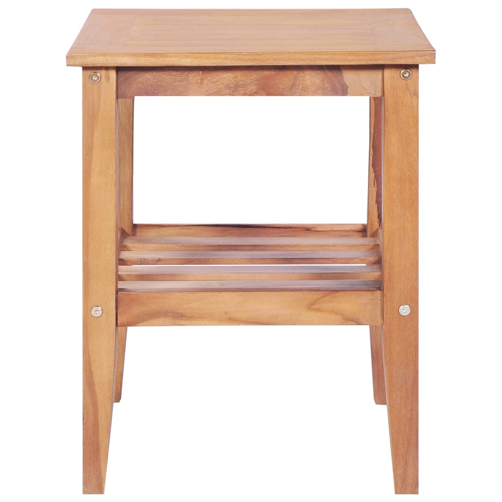 vidaXL Măsuță de cafea, 40 x 40 x 50 cm, lemn masiv de tec, pătrată vidaXL Măsuță de cafea, 40 x 40 x 50 cm, lemn masiv de tec, pătrată