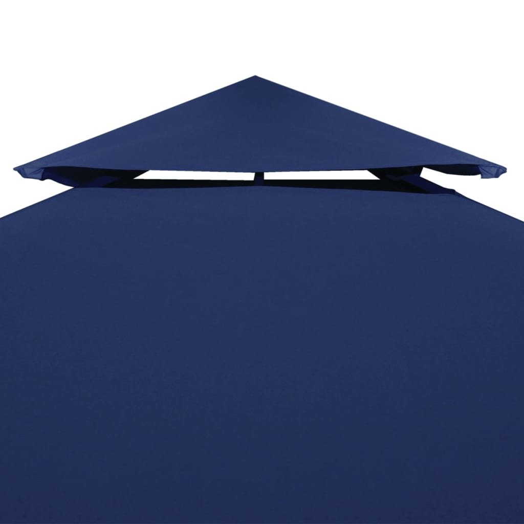 vidaXL Acoperiș de pavilion, 2 niveluri, albastru, 4x3 m, 310 g/m² vidaXL Acoperiș de pavilion, 2 niveluri, albastru, 4x3 m, 310 g/m²