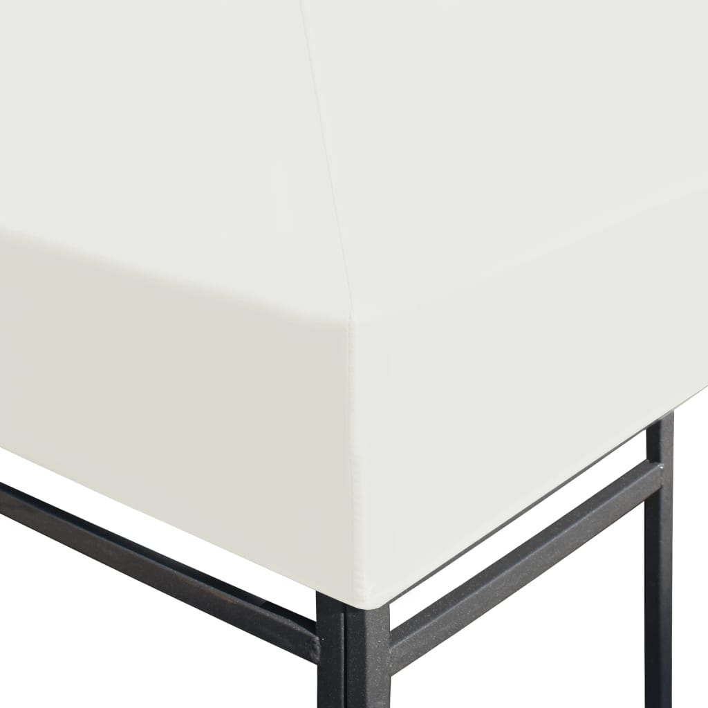 vidaXL Acoperiș de pavilion, 310 g/m², alb crem, 4 x 3 m vidaXL Acoperiș de pavilion, 310 g/m², alb crem, 4 x 3 m
