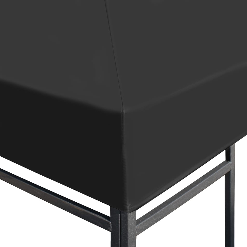 vidaXL Acoperiș de pavilion, 310 g/m², gri, 4 x 3 m vidaXL Acoperiș de pavilion, 310 g/m², gri, 4 x 3 m