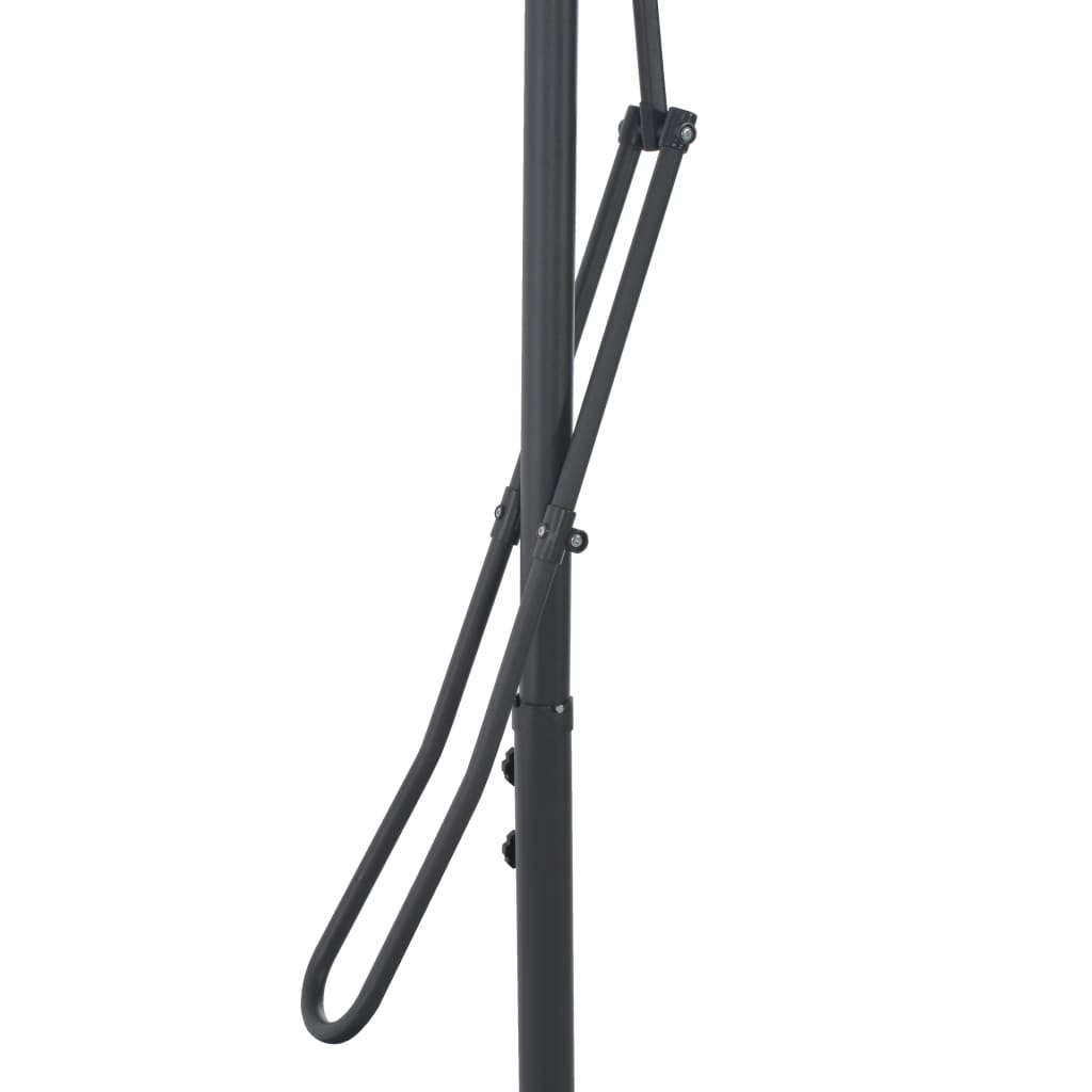 vidaXL Umbrelă soare de exterior, stâlp din oțel, antracit, 250x250 cm vidaXL Umbrelă soare de exterior, stâlp din oțel, antracit, 250x250 cm
