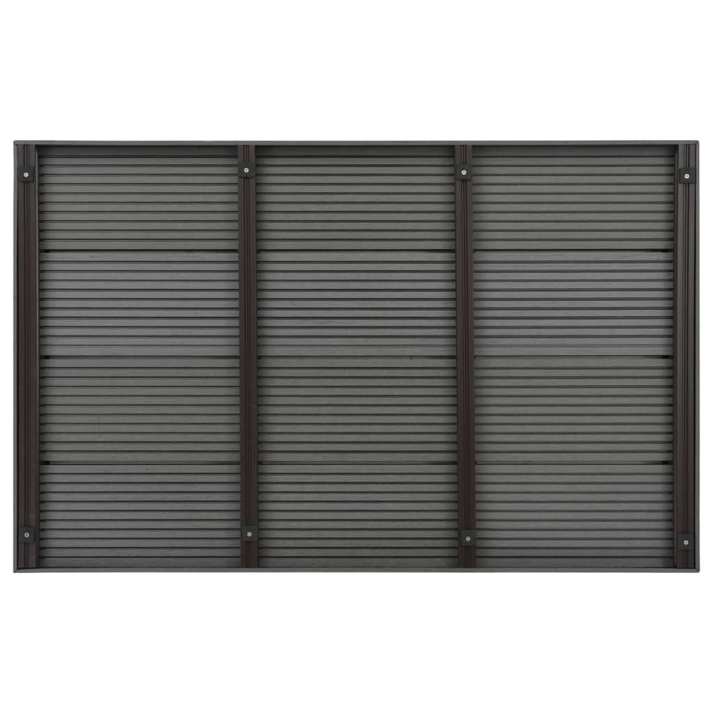 vidaXL Element de podea pentru duș solar sau scară piscină, WPC