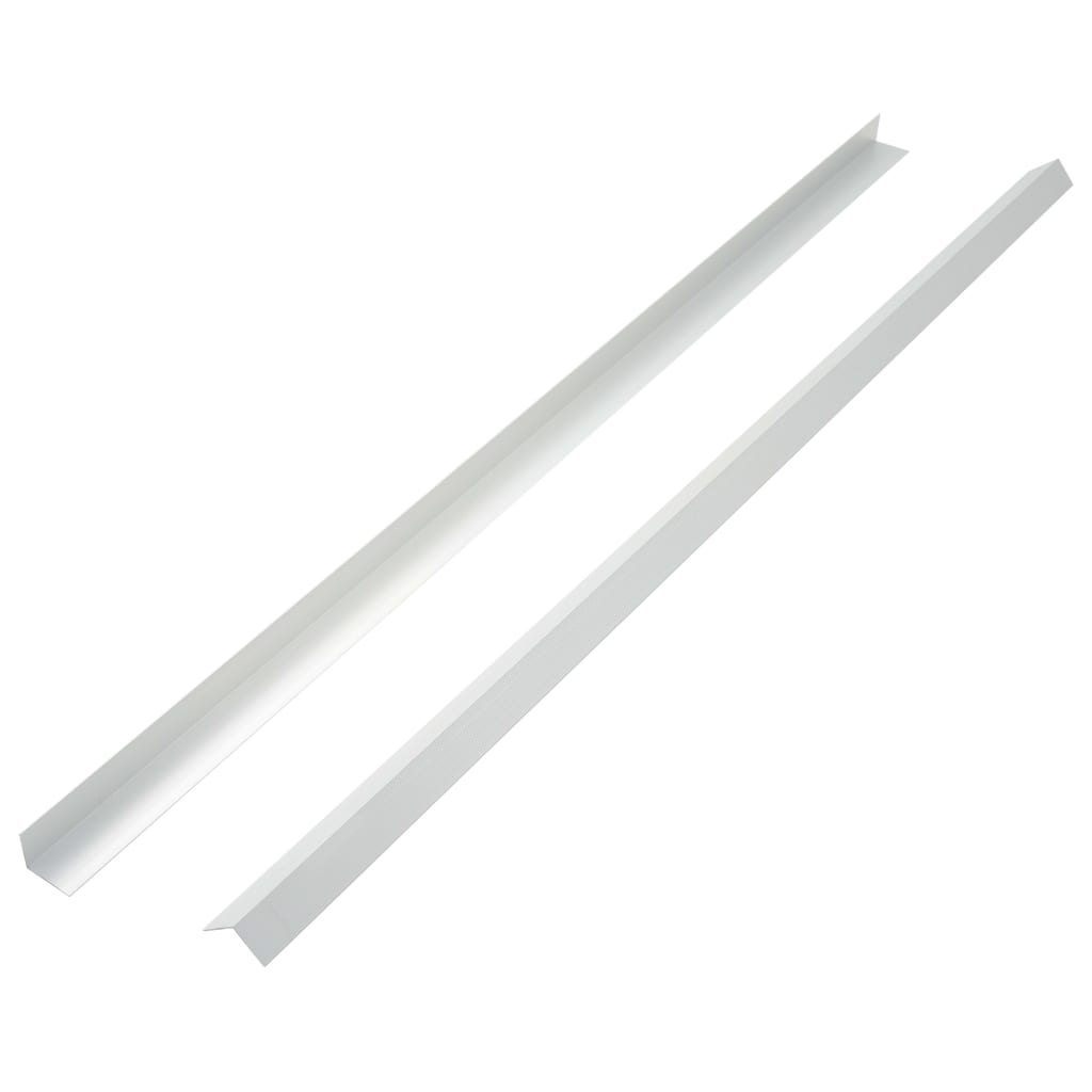vidaXL Margini cornier pentru podea 5 buc. argintiu 170 cm aluminiu vidaXL Margini cornier pentru podea 5 buc. argintiu 170 cm aluminiu