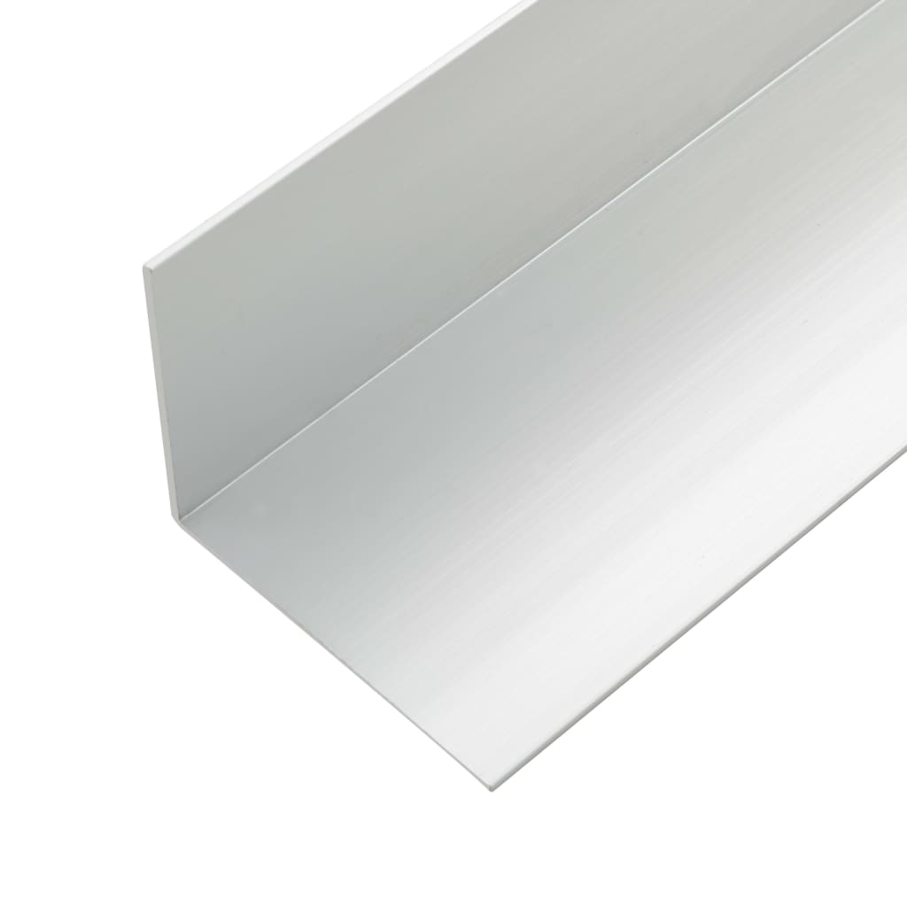 vidaXL Margini cornier pentru podea 5 buc. argintiu 170 cm aluminiu vidaXL Margini cornier pentru podea 5 buc. argintiu 170 cm aluminiu