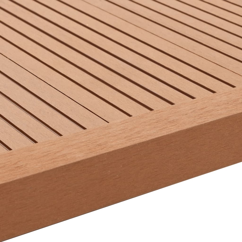 vidaXL Margini cornier pentru terasă WPC, 5 buc, 170 cm, maro deschis