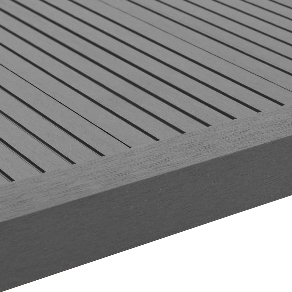 vidaXL Margini cornier pentru terasă WPC, 5 buc, 170 cm, gri