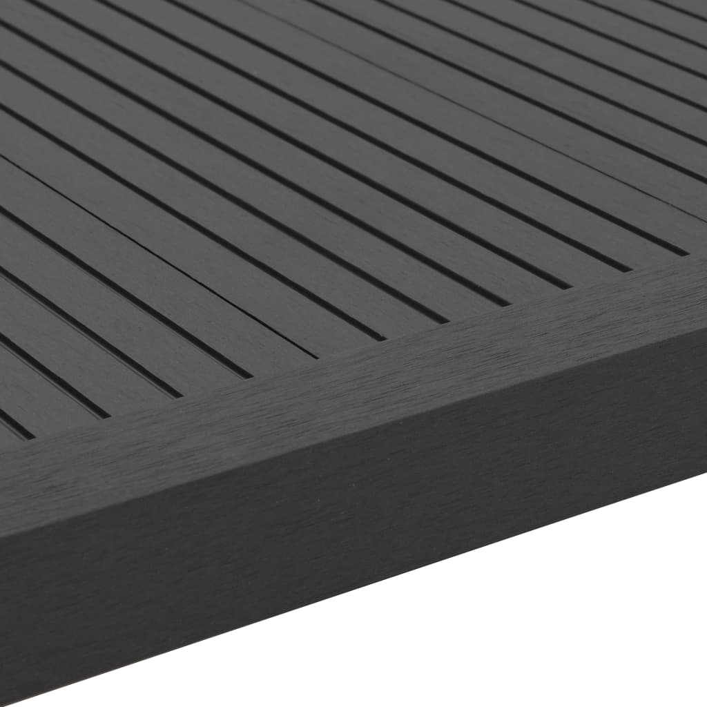 vidaXL Margini cornier pentru terasă WPC, 5 buc, 170 cm, negru