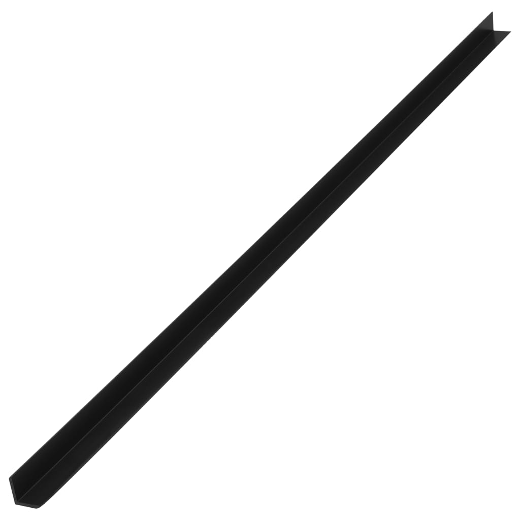vidaXL Margini cornier pentru terasă WPC, 5 buc, 170 cm, negru