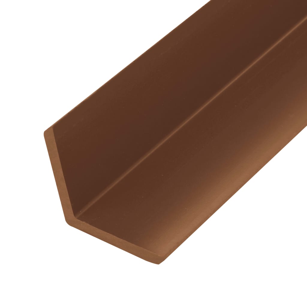 vidaXL Margini cornier pentru terasă WPC, 5 buc, 170 cm, culoare tec vidaXL Margini cornier pentru terasă WPC, 5 buc, 170 cm, culoare tec