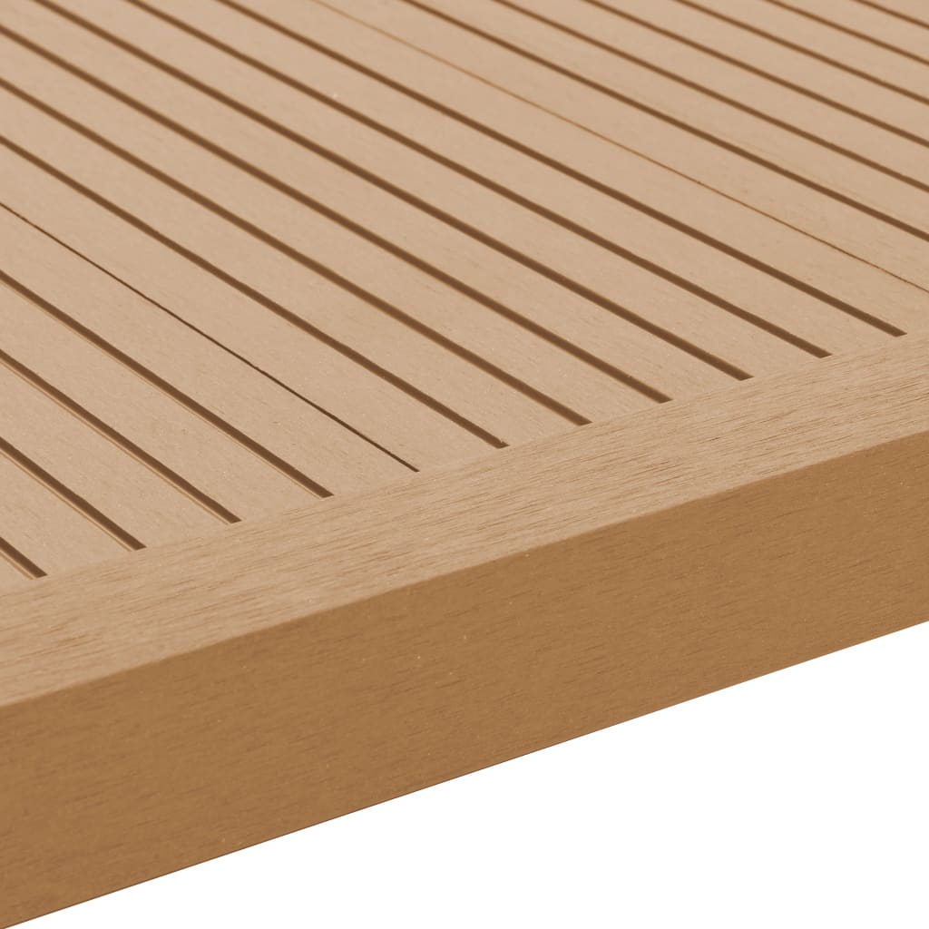 vidaXL Margini cornier pentru terasă WPC, 5 buc, 170 cm, culoare tec vidaXL Margini cornier pentru terasă WPC, 5 buc, 170 cm, culoare tec