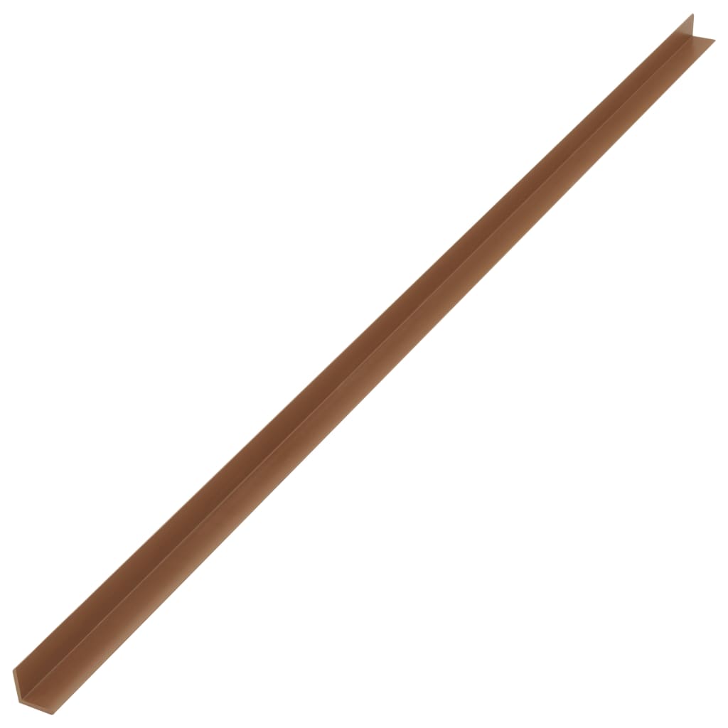 vidaXL Margini cornier pentru terasă WPC, 5 buc, 170 cm, culoare tec vidaXL Margini cornier pentru terasă WPC, 5 buc, 170 cm, culoare tec